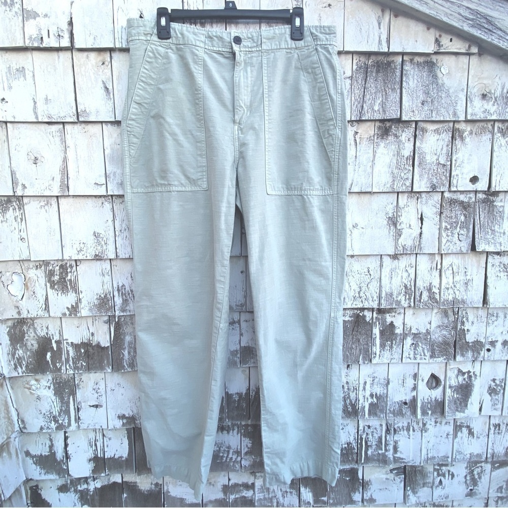 Everlane Organic Cotton Light Green Wide Leg Pants